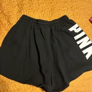 PINK Victoria's Secret Black Athletic Shorts